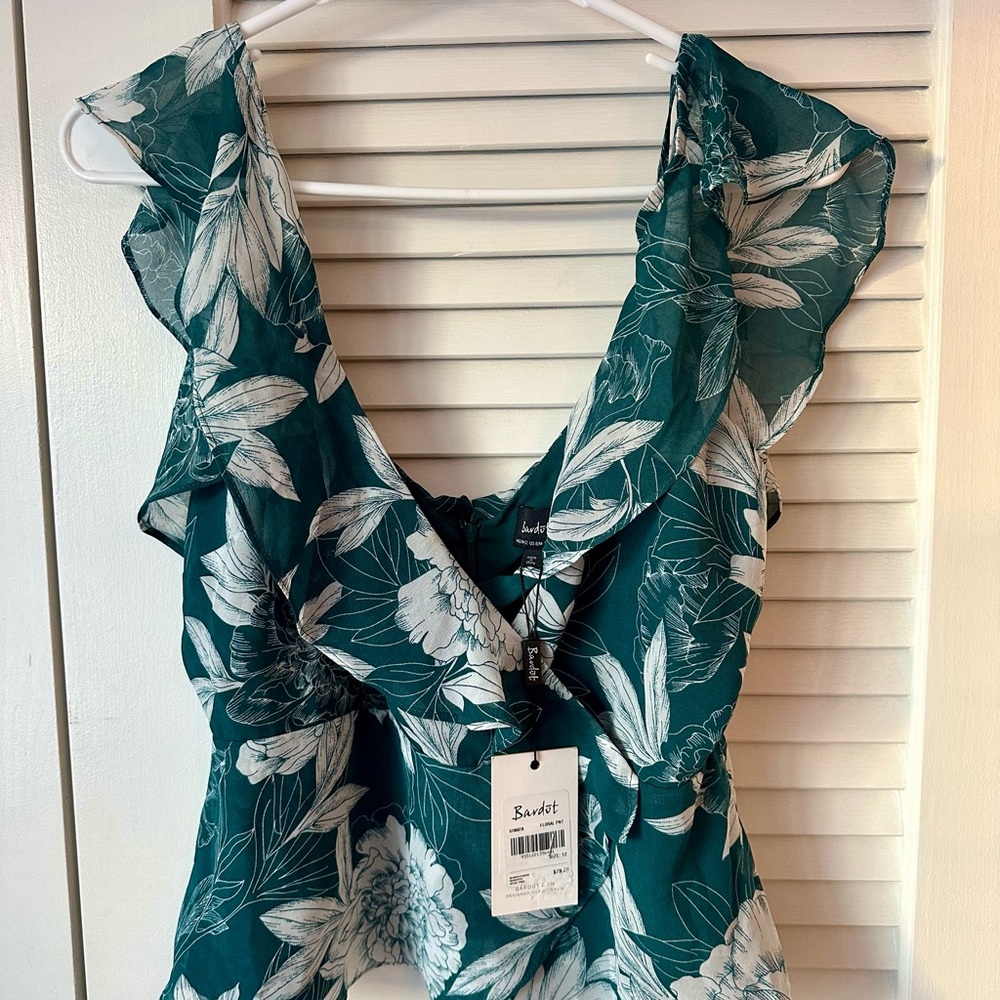 Bardot Lush Floral Blouse - NEW with tags